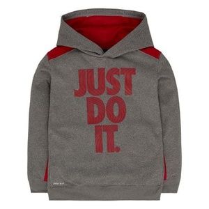 Boys NWT Nike "Just Do It" hooded sweatshirt